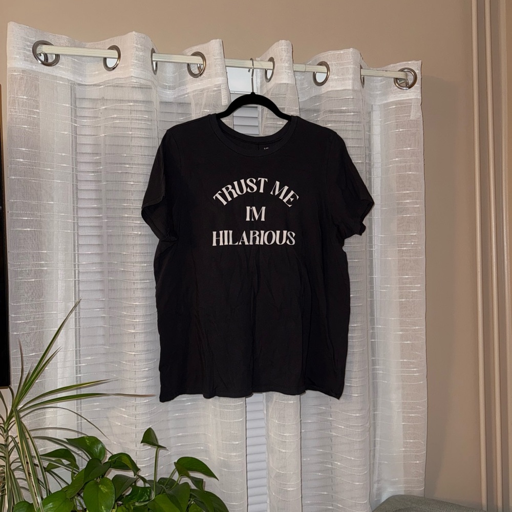 Torrid Black Short Sleeve Tee - Trust Me I'm Hilarious